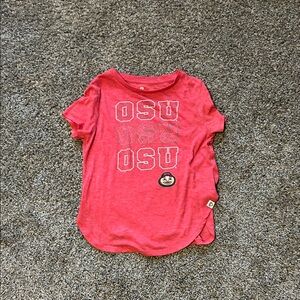 Colosseum Kids Red OSU Graphic Tee